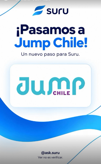 Publicación de SURU: ¡Pasamos a Jump Chile!